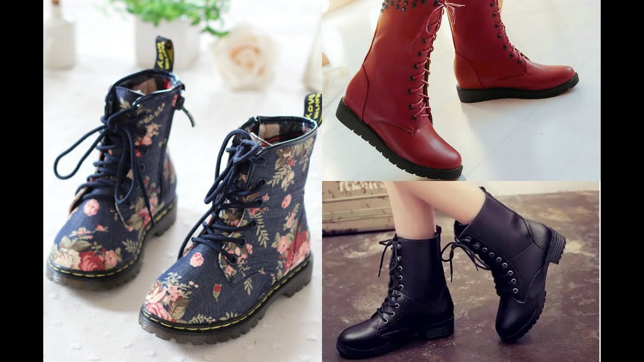 botin militar charol
