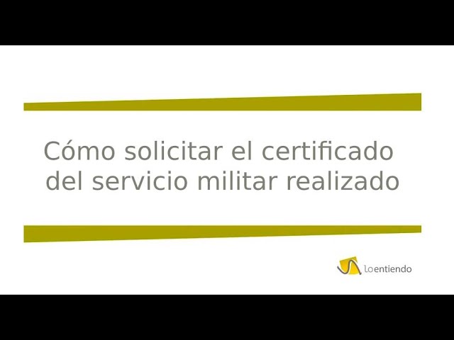 solicitar expediente militar